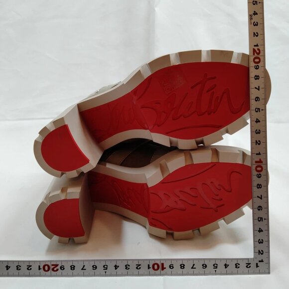 Christian Louboutin Boots Women Beiges Leather (calf) 420-073025 - Picture 8 of 9